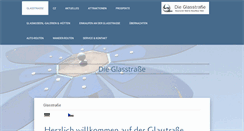 Desktop Screenshot of die-glasstrasse.de