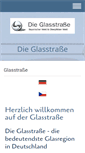 Mobile Screenshot of die-glasstrasse.de